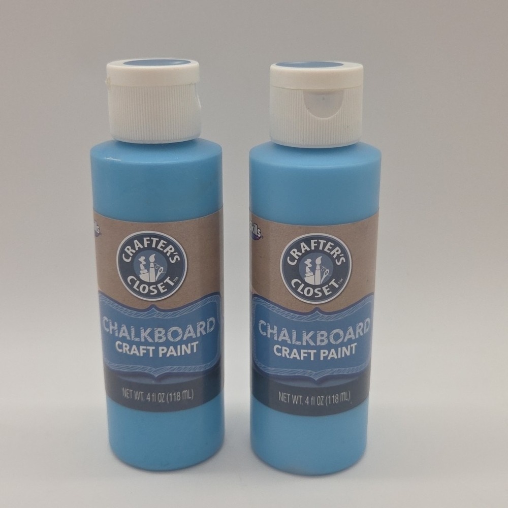 NEW Lot Of 2 ArtSkills Crafter's Closet Chalkboard Craft Paint 4 fl oz (118 ml)